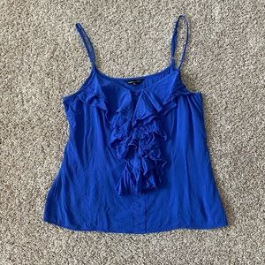Women’s Naked Zebra blue tank top blouse size Small